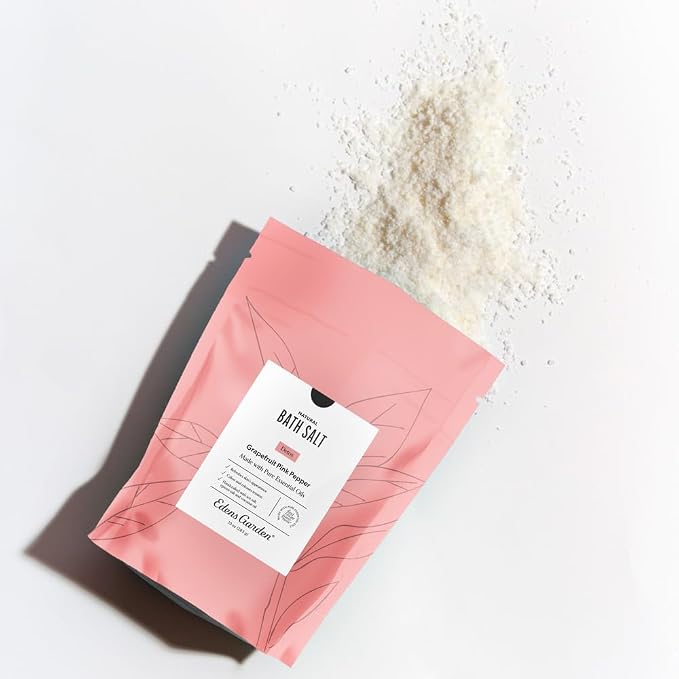 Edens Garden Natural Detox Bath Salt Soak – Grapefruit Pink Pepper Blend - Image 3