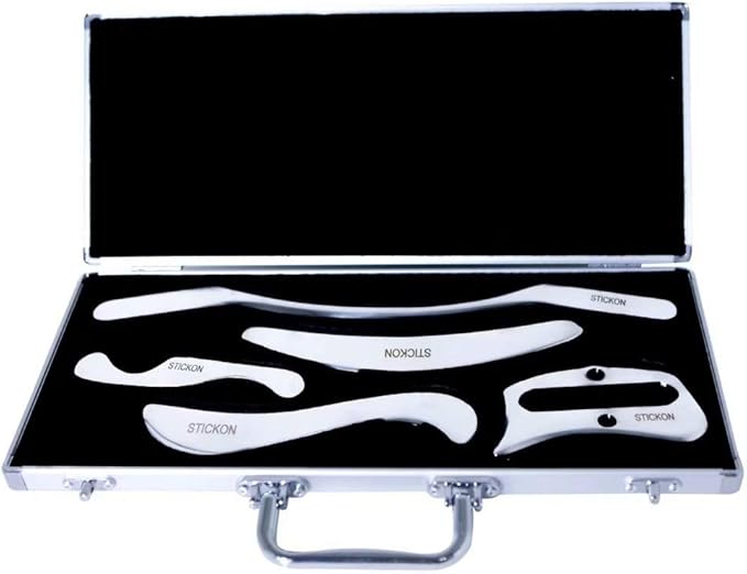 STICKON Stainless Steel Gua Sha Scraping Massage Tool Set IASTM Tools Great by STICKON
