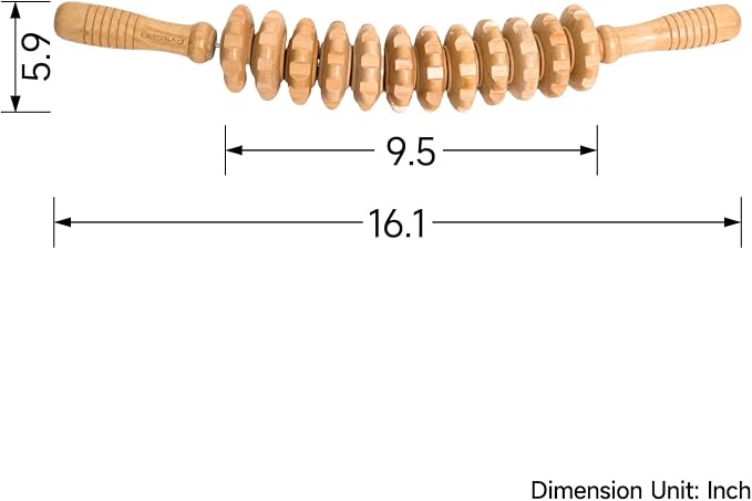 Wood Therapy Massage Tools for Body Sculpting, Lymphatic Drainage Massager - Image 4