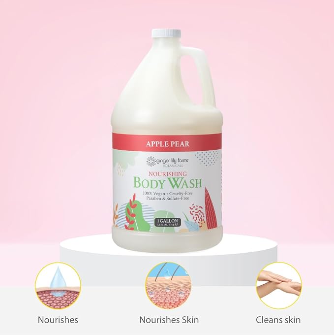 Ginger Lily Farms Botanicals Nourishing Body Wash, 100% Vegan & Cruelty-Free - Image 5