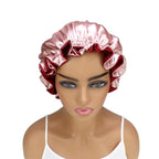 Adjustable Silk Satin Bonnet Hair Care Caps - Image 5