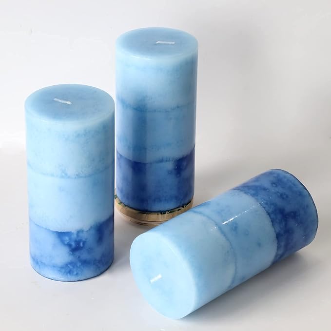 Lilac Scented Pillar Candles - Image 2