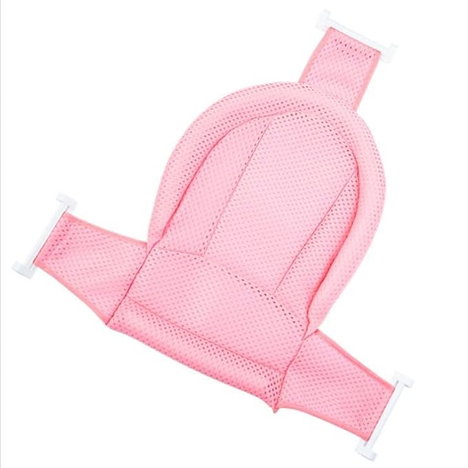 Breathable Mesh Newborn Baby Bath Mat Baby Tub Pillow Adjustable Non-Slip Bath - Image 5