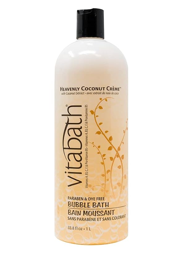Vitabath Heavenly Coconut Crème Bubble Bath Rich Foaming Bubbly Soak & Relaxing by Vitabath
