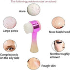 Facial Cleansing Brush 2 in 1Double-Sided Facial Cleaning Brush - Image 4