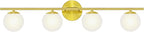 New Bathroom Vanity Light Fixtures Brushed Bronze Milk White Globe Glass Shade by Enjoyyourhealthylife