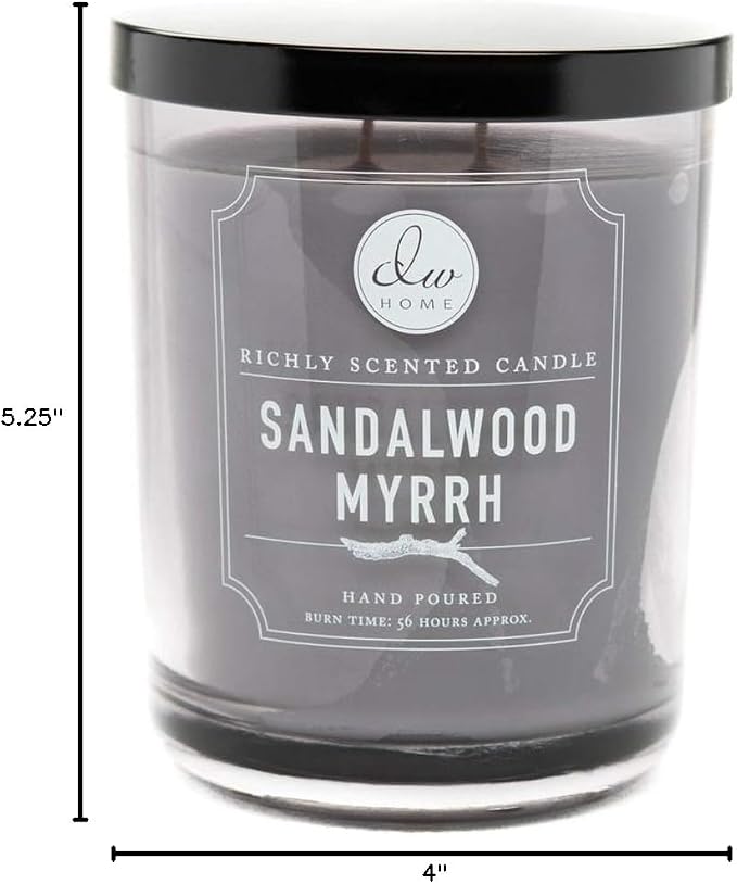 DW Home Sandalwood Myrrh Scented Candle - Image 5