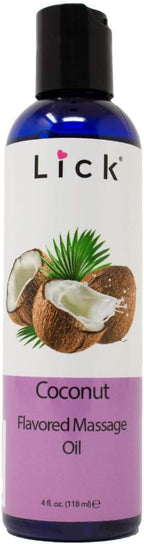 Lick Coconut Flavored Massage Oil – Tropical Edible Massage Oil by Lick