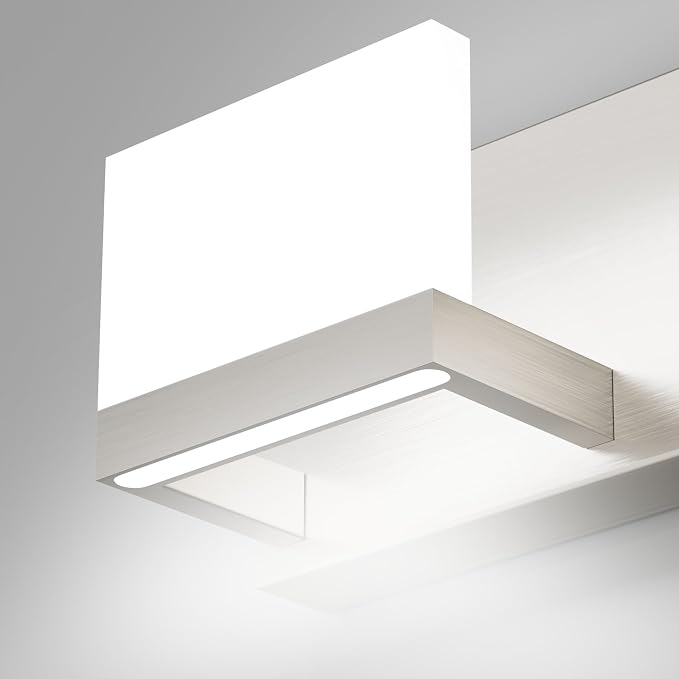 Tipace 3 Lights LED Modern Vanity Light Brushed Nickel Bathroom Lighting - Image 3