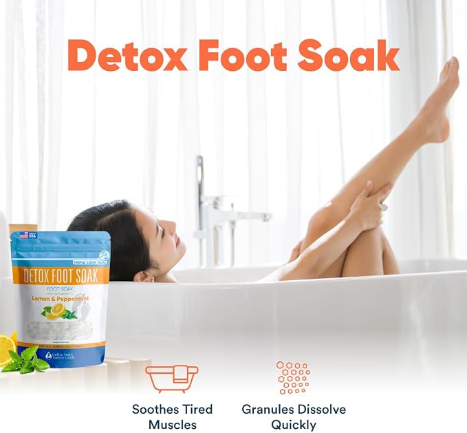 Detox Foot Soak Salts 32 Ounces - Image 5