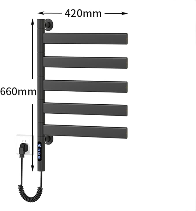 Smart Rotating Heated Towel Rack - Image 3