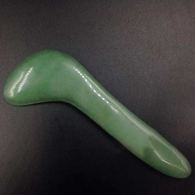 Gua Sha Facial Tool Natural Jade Stone Massage Board Tools - Image 7