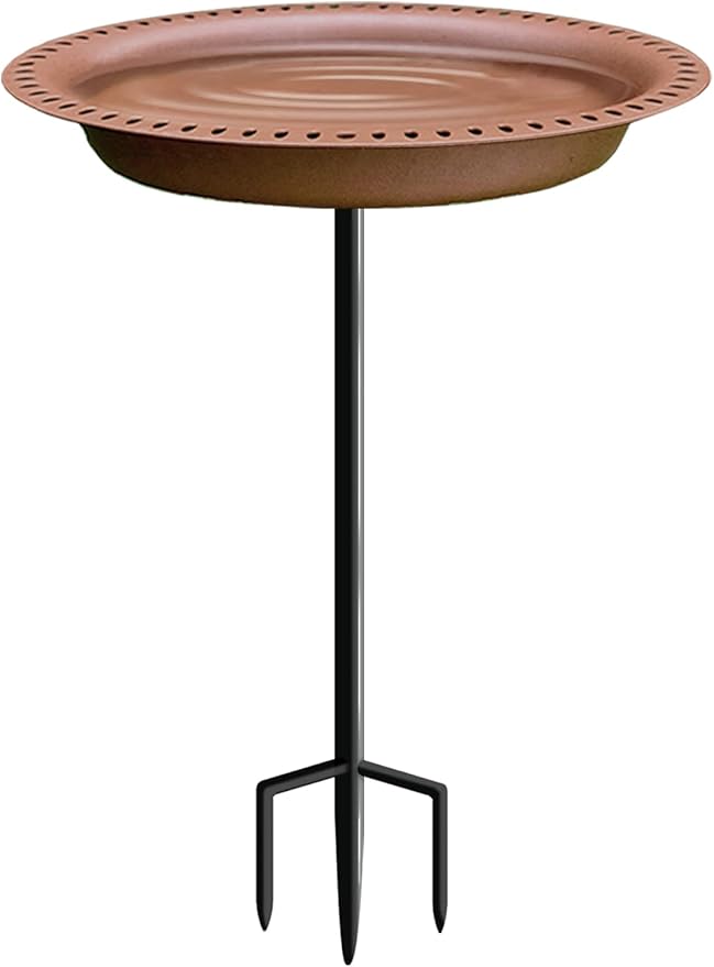Garbuildman Extra-Large Freestanding Birdbaths Bowl, Detachable Decoration Spa by Garbuildman