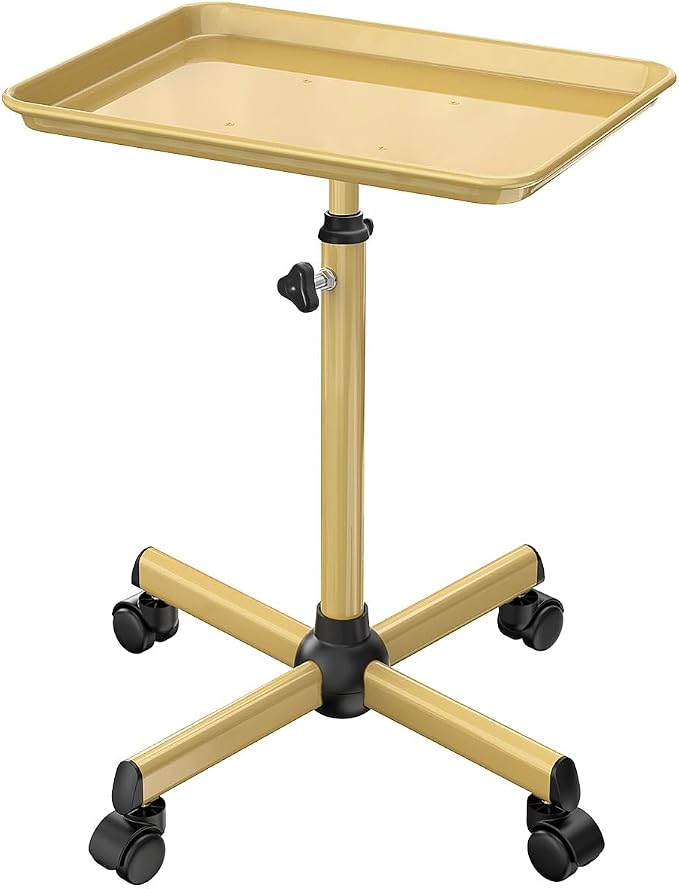 Salon Tray Cart Tattoo Tray Rolling Cart, Service Rolling Tray, Height by JOSTZHXIN
