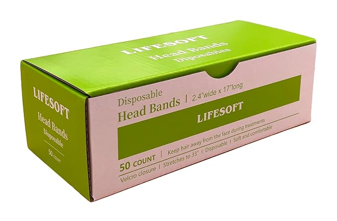 Disposable Facial Spa Headbands Elastic Hair Wrap - Image 3
