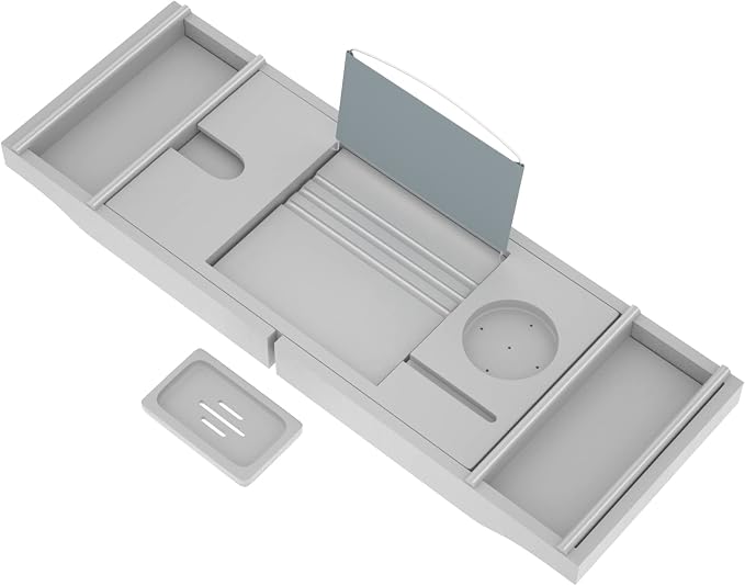Bamboo Bathtub Caddy Tray - Image 8