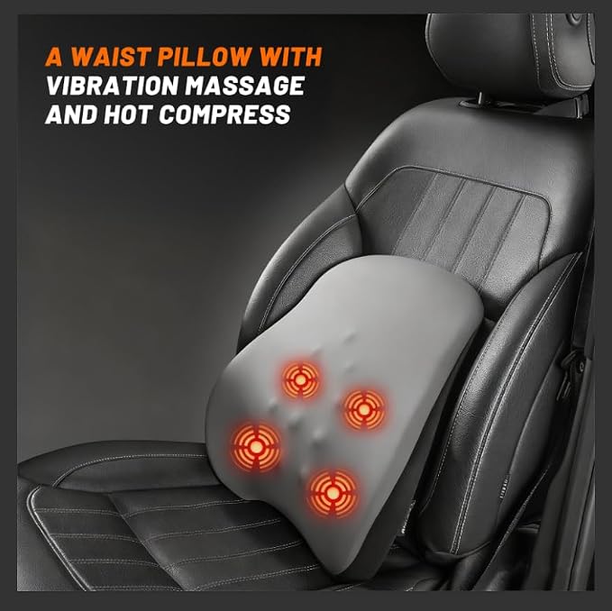 Lumbar Support Pillow for Office Chair Lumbar Support Pillow for car Heated - Image 2