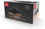 Globe Electric 63000004 3-Piece Bathroom Set, Matte Black, 15.5" 2-Light Vanity - Image 9
