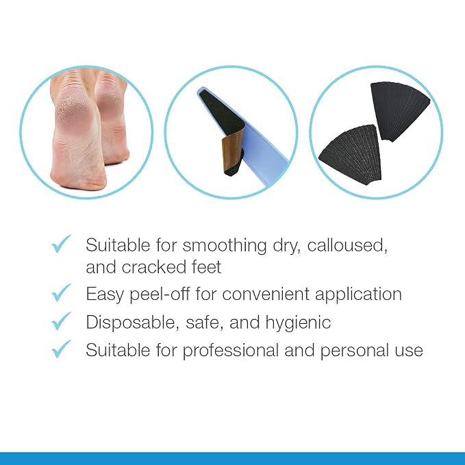 Flowery Foot File Easy Peel Pro Pad, Disposable Replacement Adhesive Pad - Image 4