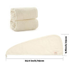 M-bestl 2 Pack Microfiber Hair Towel Wrap, Hair Drying Towel - Image 5