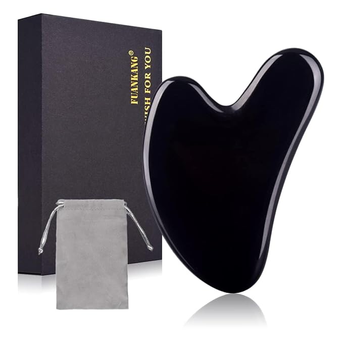Gua Sha Facial Tools Black Guasha Stone by FUANKANG