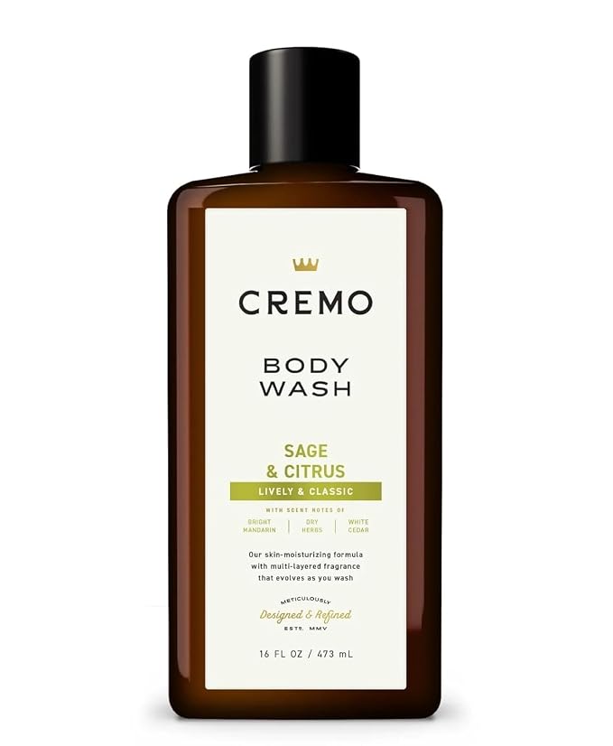 Cremo Body Wash for Men, Rich-Lathering Sage and Citrus, 16 Fl Oz by CremoCompany