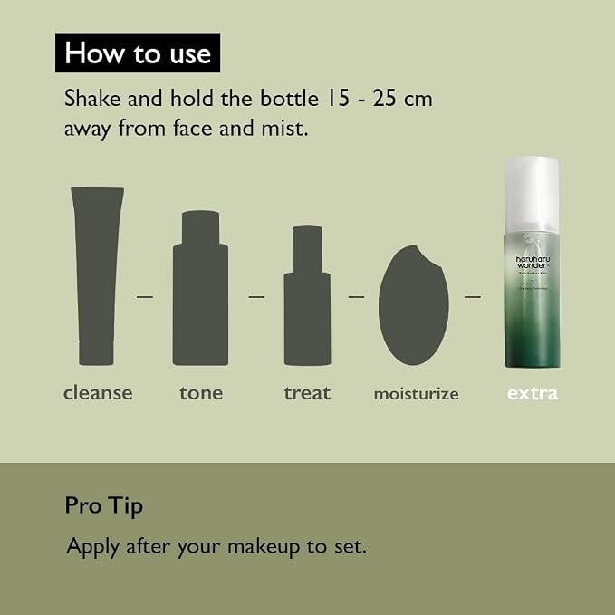 HARUHARU wonder Black Bamboo Mist, Hydrating and Firming Skin, Panax Ginseng - Image 7