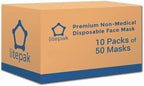 Litepak 500pcs Premium Disposable Face Mask SOFT 3ply Nose Wire - Image 7