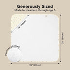 KeaBabies Hooded Baby Towel for Newborn - Image 2