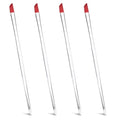 4 Pcs Rubber Tipped Cuticle Pusher, Dual-Ended Tipped Nail Art Tool, Nails by Unknown