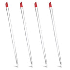 4 Pcs Rubber Tipped Cuticle Pusher, Dual-Ended Tipped Nail Art Tool, Nails by Unknown