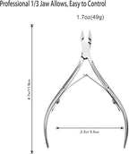 5 Packs Cuticle Trimmer, Cuticle Nippers Professional Stainless Steel Cuticle - Image 4