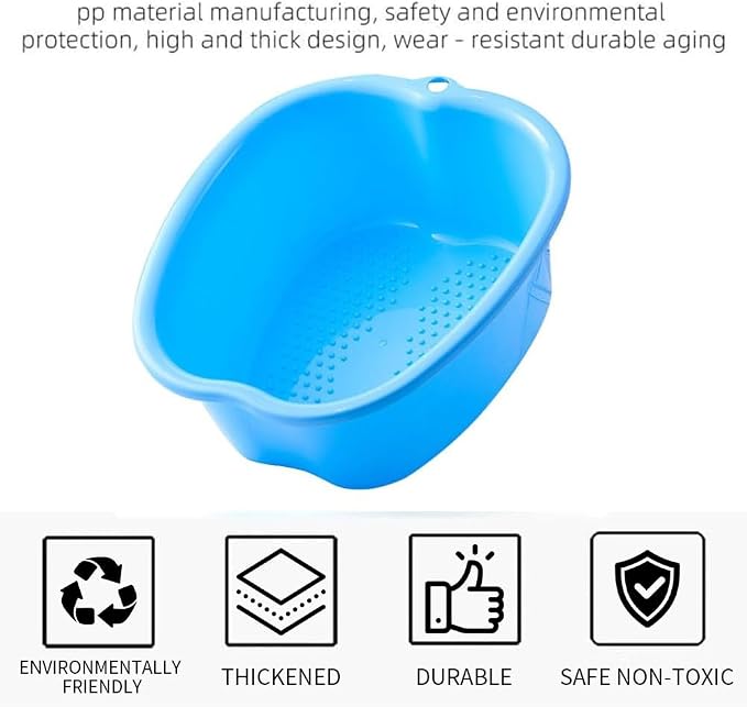 Foot Soaking Tub Sturdy Soaking Feet Bucket Large Size Foot Basin Thickened - Image 5