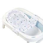 Breathable Mesh Newborn Baby Bath Mat Floating Foam Baby Tub Pillow Adjustable - Image 2