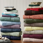 Madison Park 800GSM Bathroom Towel Set of 8 100% Cotton Bath Towel Set - Image 7