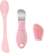 Silicone Face Scrubber Blackhead Remover Tool, Mask Applicator by HieerBus