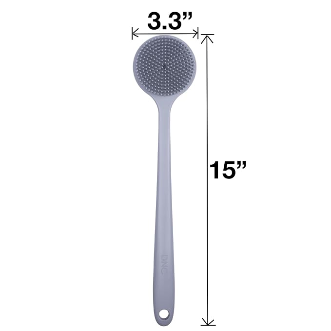 DNC Silicone Back Scrubber for Shower Bath Body Brush - Image 3