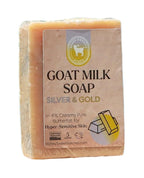 Honey Sweetie Acres Silver and Gold Goat Milk Soap by HoneySweetieAcres
