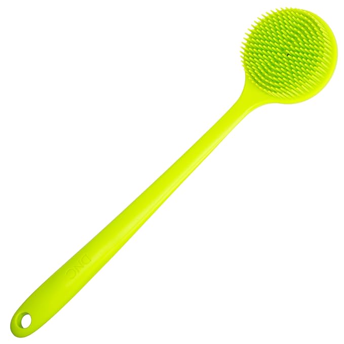 DNC Silicone Back Scrubber for Shower Soft Bath Body Brush by LetsLiveBetter