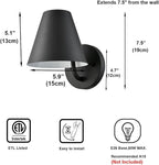 DIRYZON Industrial Wall Sconces Set of Two, Metal Barn Wall Lights - Image 6