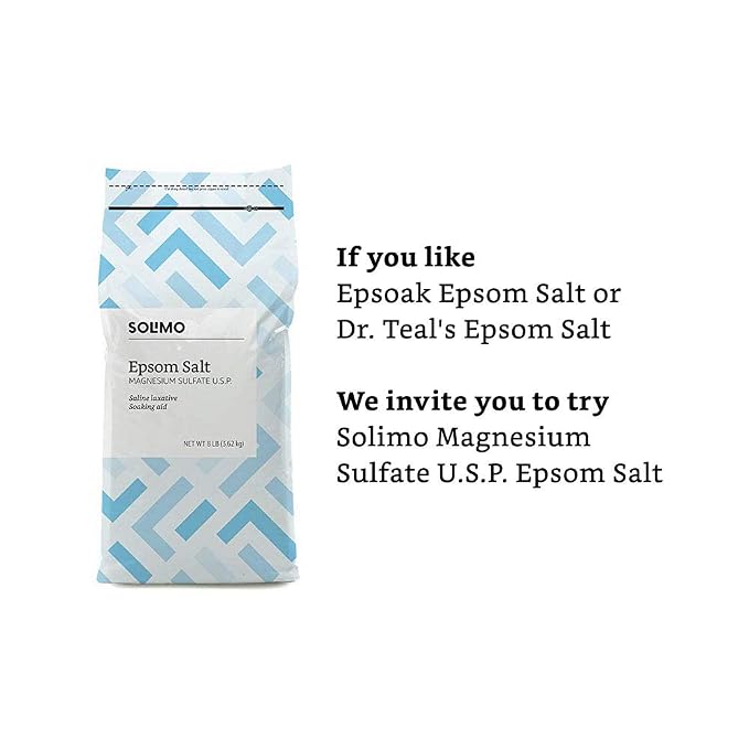 Amazon Brand - Solimo Epsom Salt Soak, Magnesium Sulfate USP, Relaxing Bath - Image 7