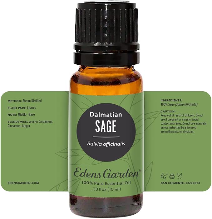 Edens Garden Sage- Dalmation Essential Oil- 100% Pure Premium Grade, Therapeutic - Image 9