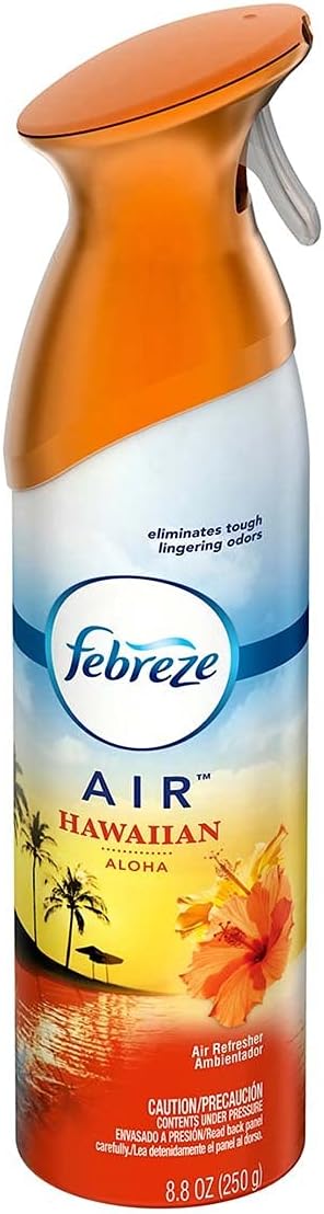 Febreze Air Freshener and Odor Eliminator Spray, Linen & Sky and Hawaiian Aloha by Febreze