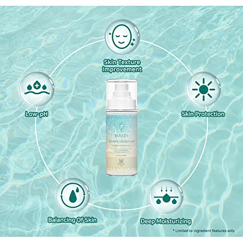 Ceramide Oxygen Face Mist | Low pH, Cruelty Free | Hydrating Refreshing - Image 3