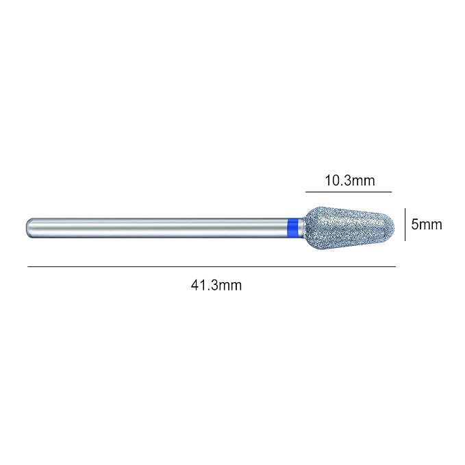 Diamond Bur 3/32" Russian Electric Nail Drill Bit File Stainless Steel - Image 4