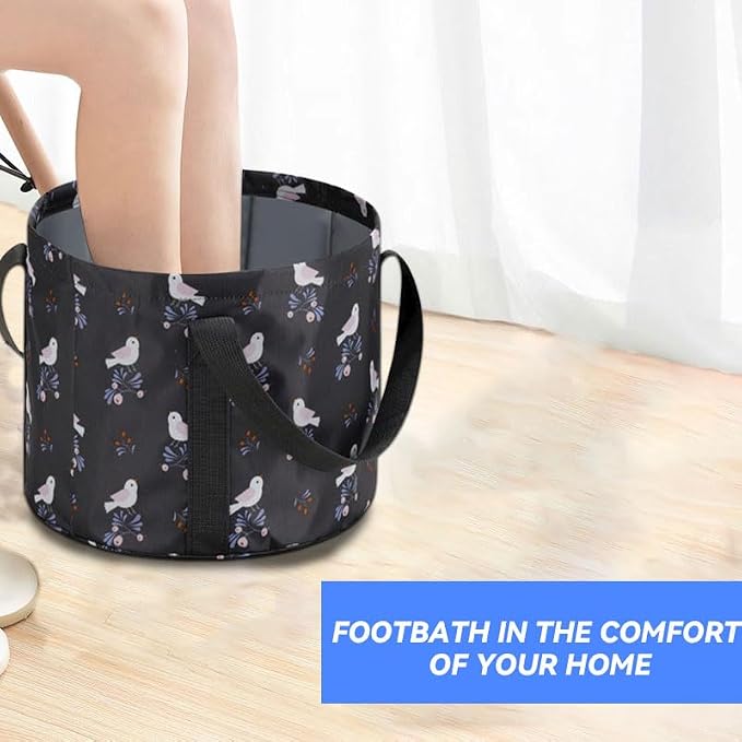Portable Travel Foot Bath Tub, Collapsible Bucket - Image 4