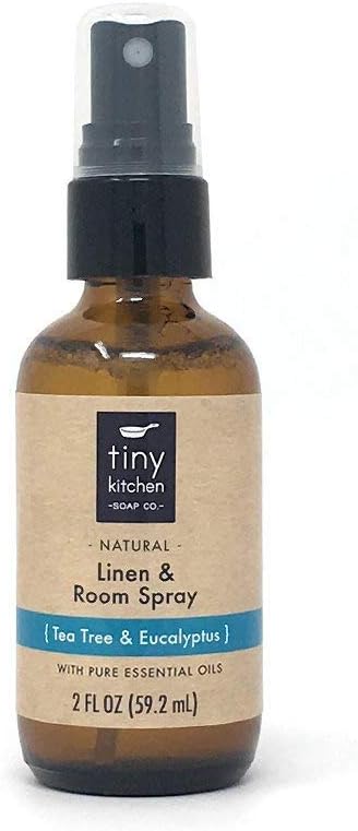 Tea Tree and Eucalyptus Essential Oil Linen and Room Spray by TinyKitchenSoapCo