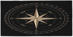 Compass Rose Beach Towel Oversized Quick Dry Beach Blanket Microfiber Sand Free - Image 3