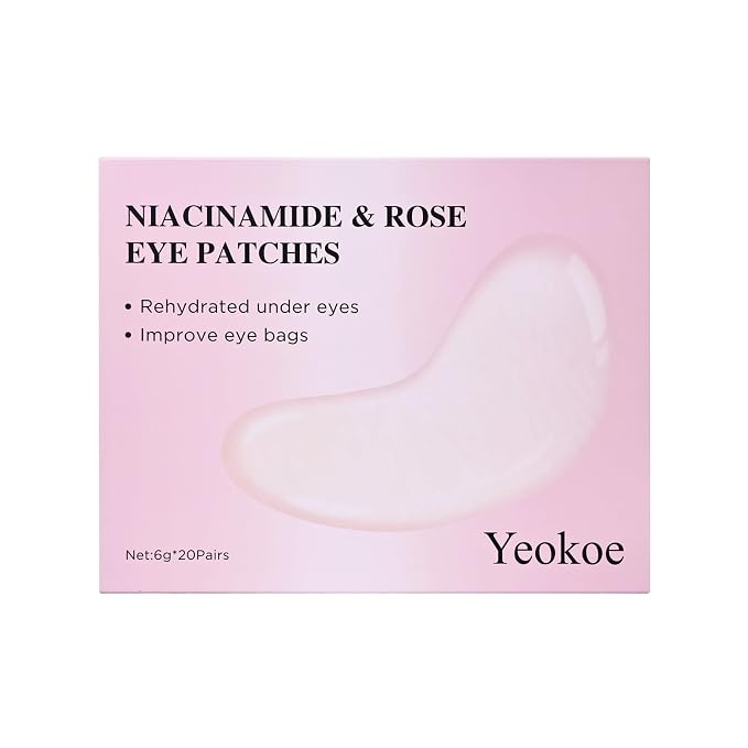 Yeokoe Under Eye Patches for Dark Circles, Puffy Eyes, 20 Pairs Face Masks - Image 8