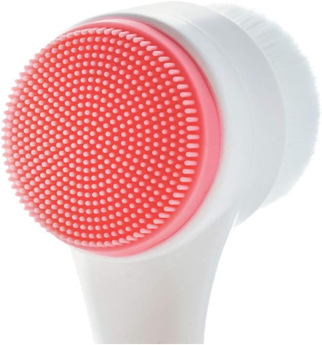 CALA Dual-Action Facial Cleansing Brush, Superfine Soft Bristles Deep Clean - Image 2